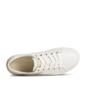 Women's Sandy Leather Sneaker White (24F00412)