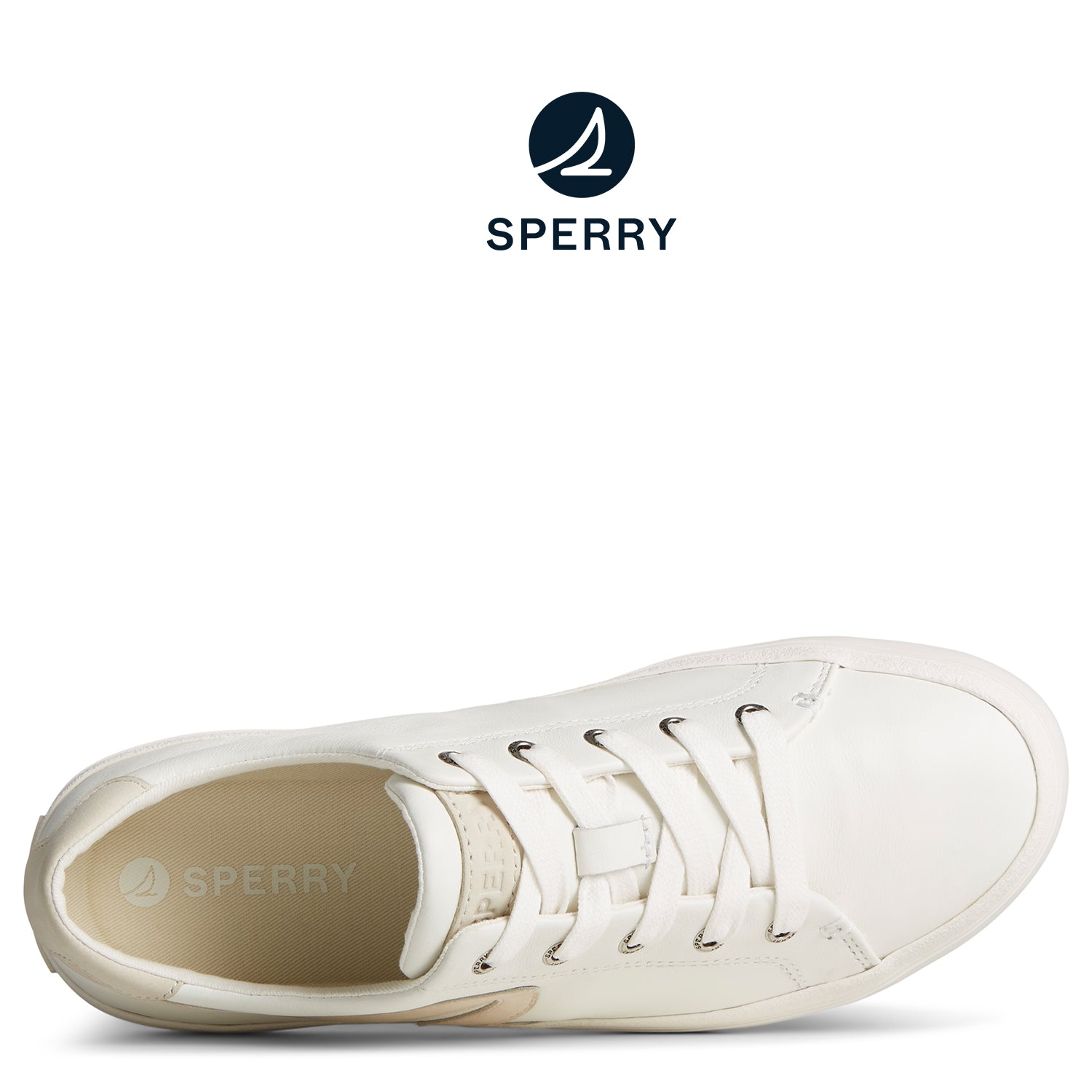 Women's Sandy Leather Sneaker White (STS89203)1