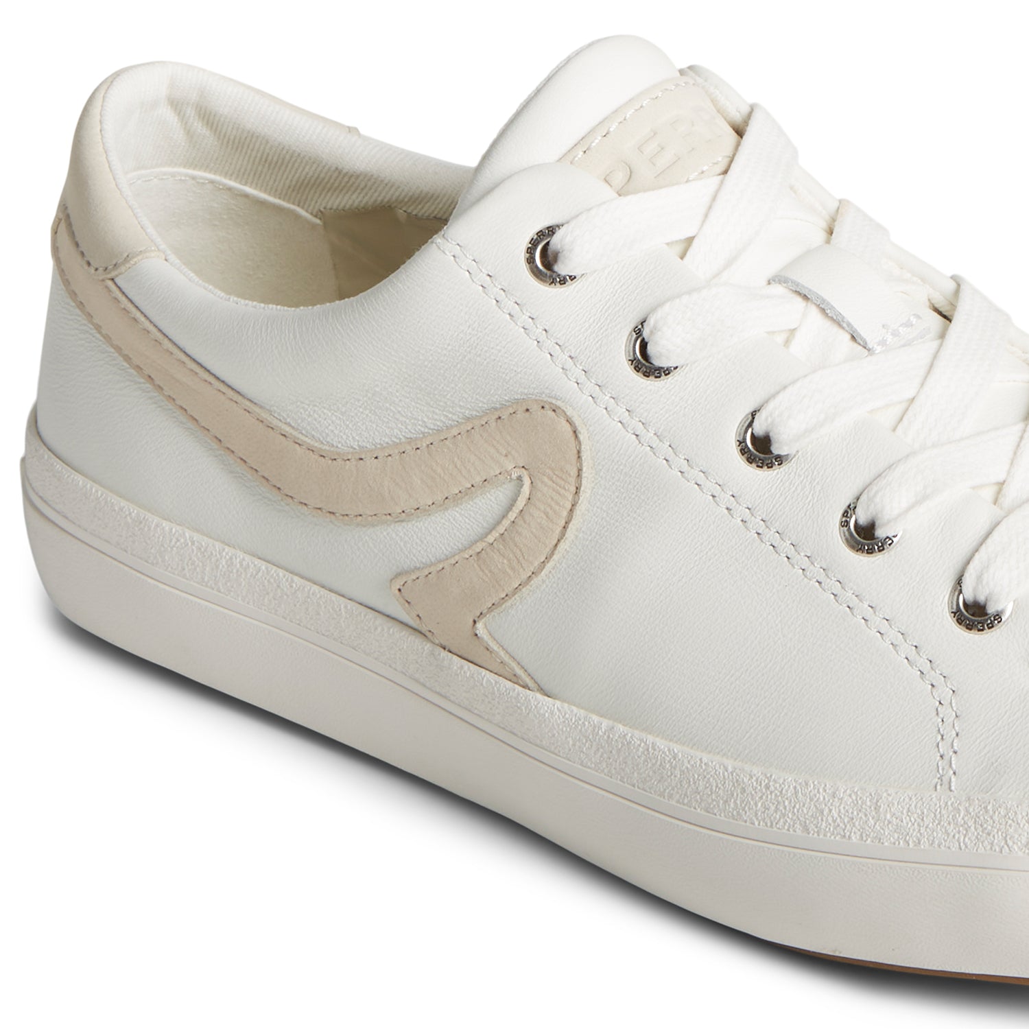 Women's Sandy Leather Sneaker White (24F00412)