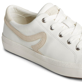 Women's Sandy Leather Sneaker White (24F00412)