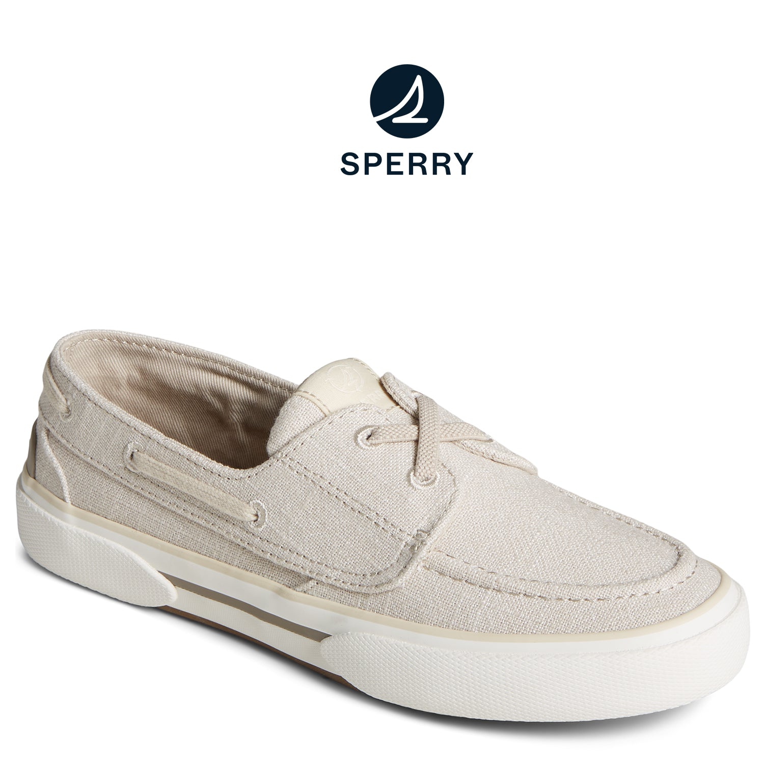 Women's SeaCycled™ Pier Wave Boat Washed Sneaker Natural (STS89230)