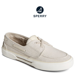 Women's SeaCycled™ Pier Wave Boat Washed Sneaker Natural (STS89230)