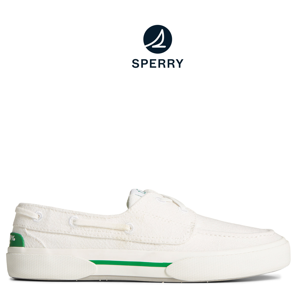 Women's SeaCycled™ Pier Wave Boat Washed Sneaker White (STS89231)