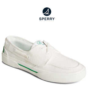 Women's SeaCycled™ Pier Wave Boat Washed Sneaker White (STS89231)