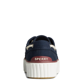 Women's Pier Wave Platform Sneakers Navy (STS89479)