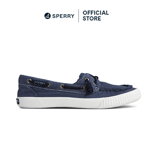 Sperry Women's Sayel Away Washed Sneakers Navy (STS95743)