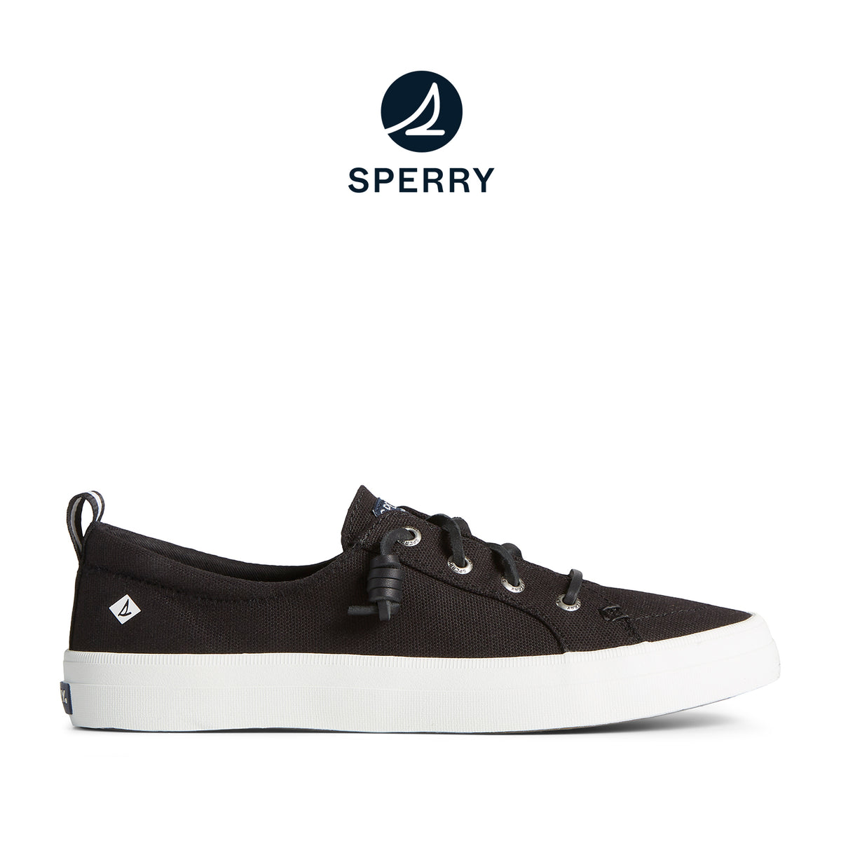 Women's Crest Vibe Sneakers - Black (L139341290)