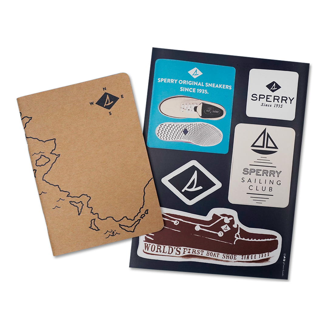 Notebook and Stickers