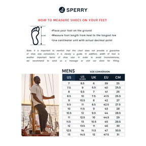 Sperry Men's Striper II CVO SeaCycled™  Twill Sneaker - White (STS25141)