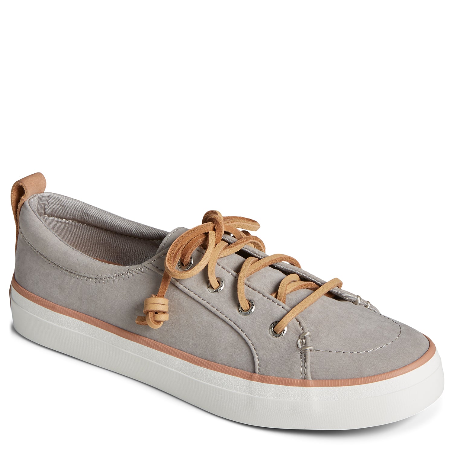 Women's Crest Vibe Soft Textile SeaCycled Sneaker Grey (STS89624)