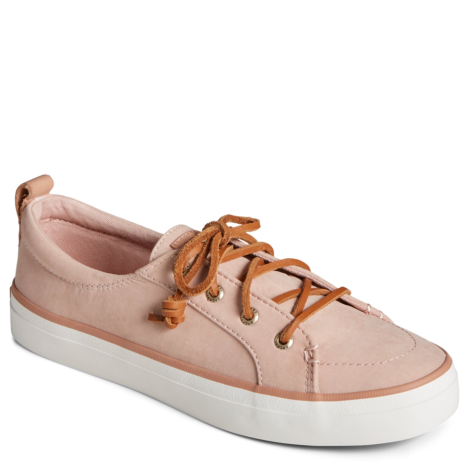 thumbnail image 2 of Sperry Seacycled Blue White Striped Crest Vibe Striped Textile Sneakers Shoes 7 2 of 10
