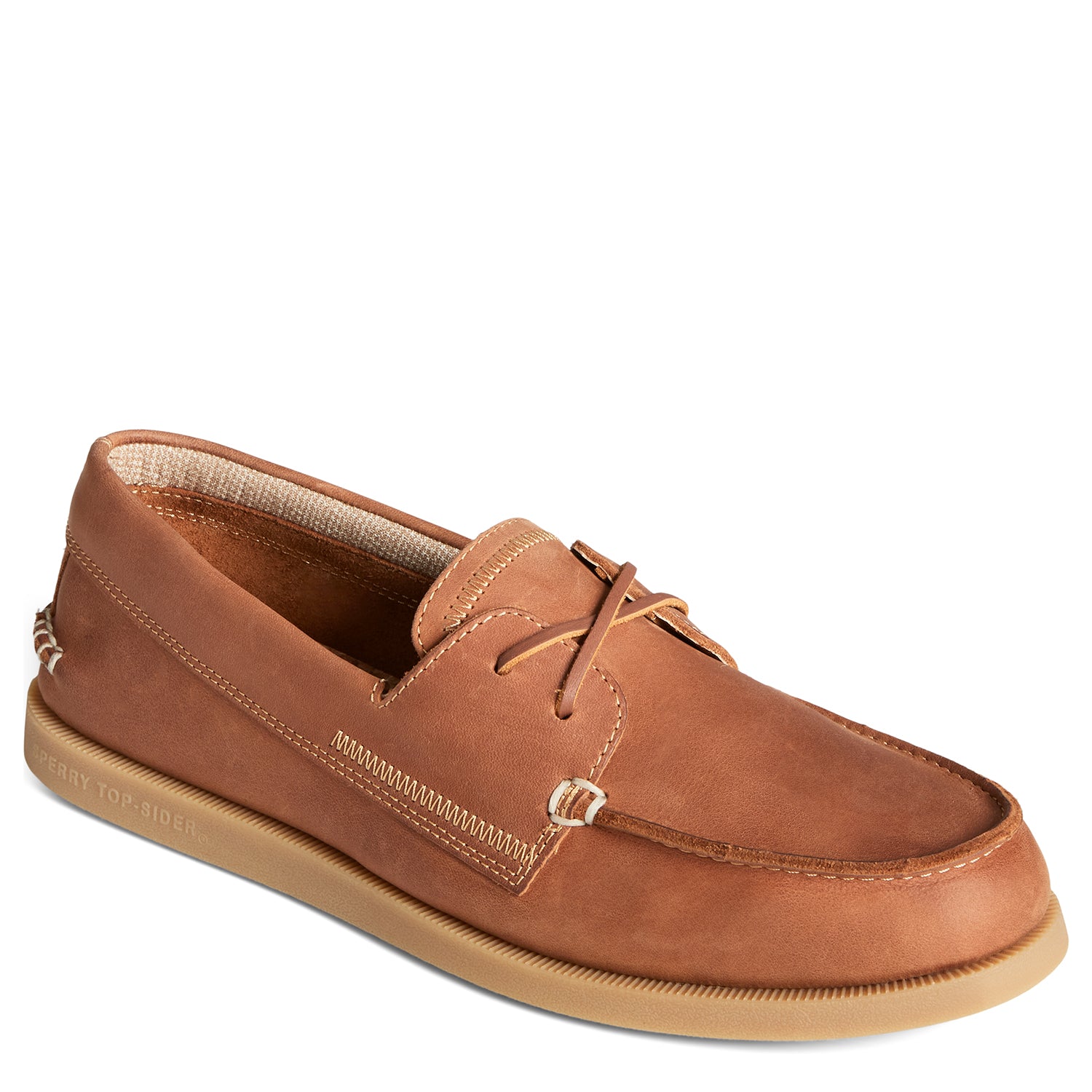 Men's Authentic Original™ 2-Eye Sirocco Leather Boat Shoe - Tan (STS25791)