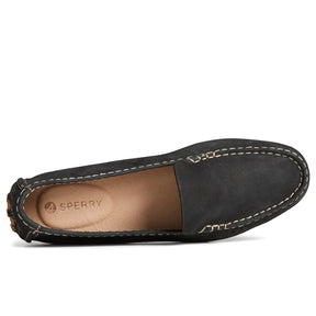 Women's Port Driving Moc Leather Black (13933864)