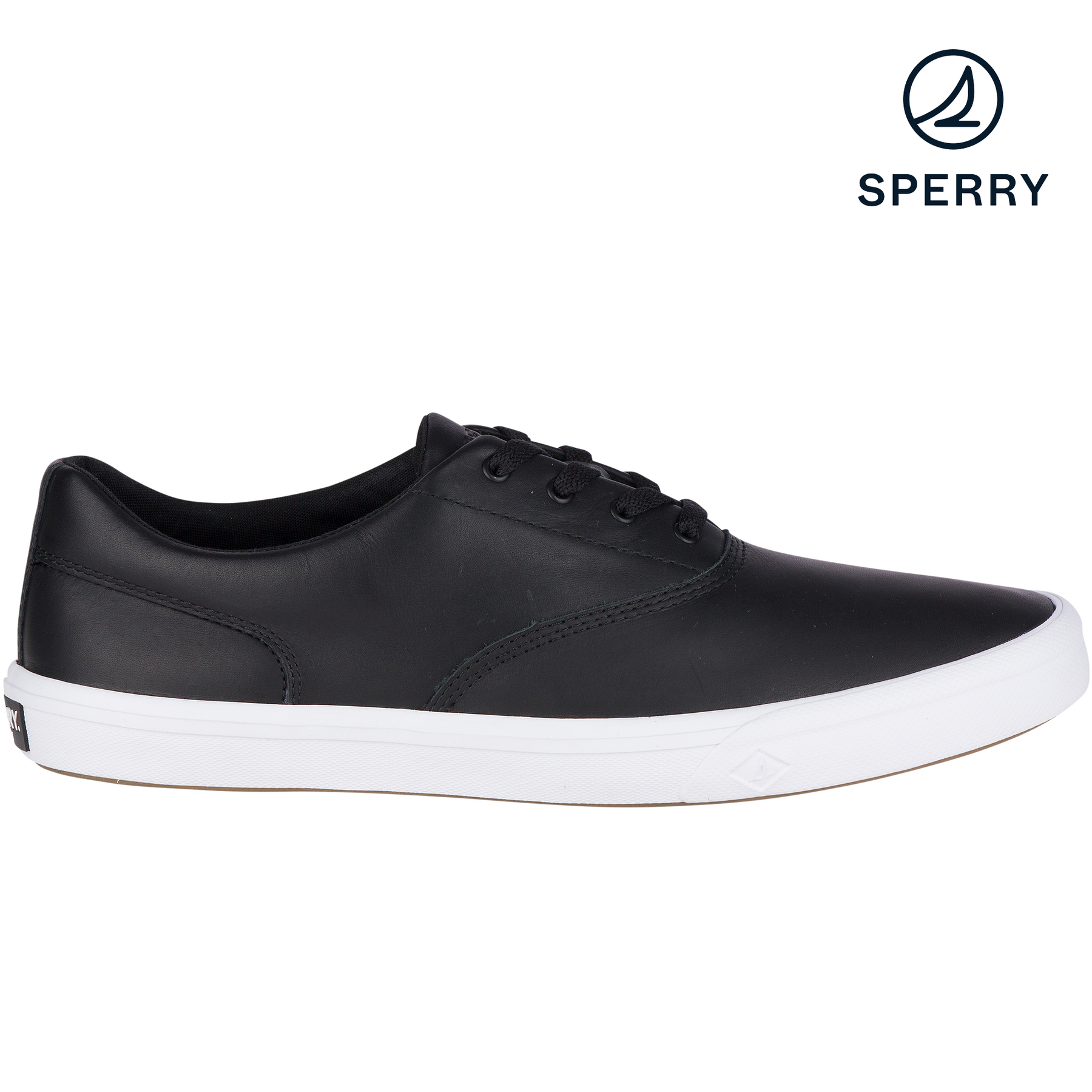 Men s Striper II CVO Leather Black Sneaker STS17750