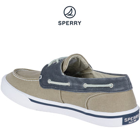 Men's Bahama II Boat Sneaker - Taupe/Navy (STS17782)
