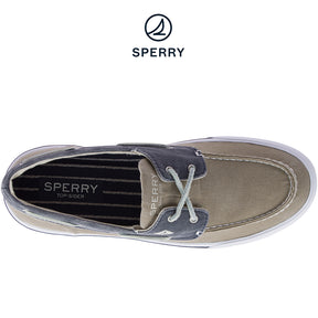 Men's Bahama II Boat Sneaker - Taupe/Navy (STS17782)