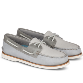 Men's Gold Cup Authentic Original Grey Boat Shoes (STS19583)