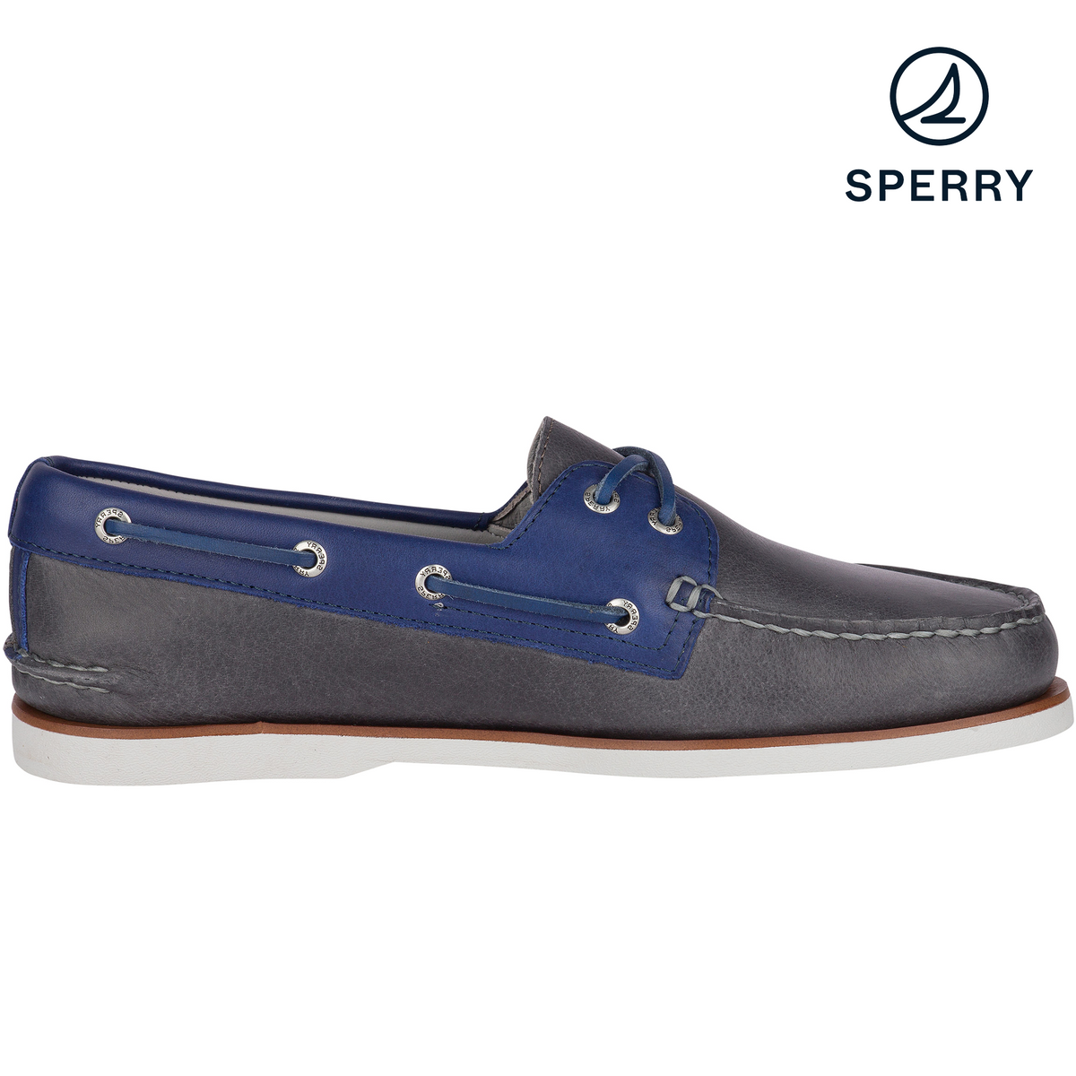 Blue top sperry shoes