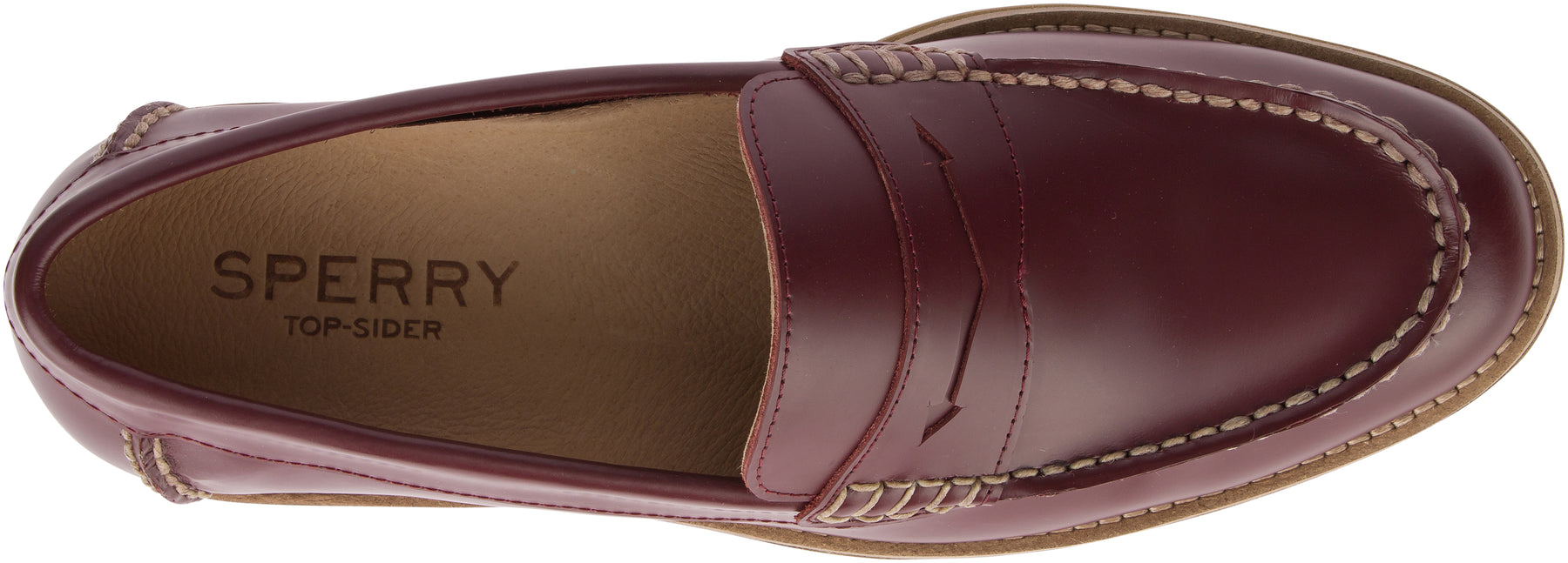 Men's Topsfield Penny Loafer Burgundy Casual (STS21472)