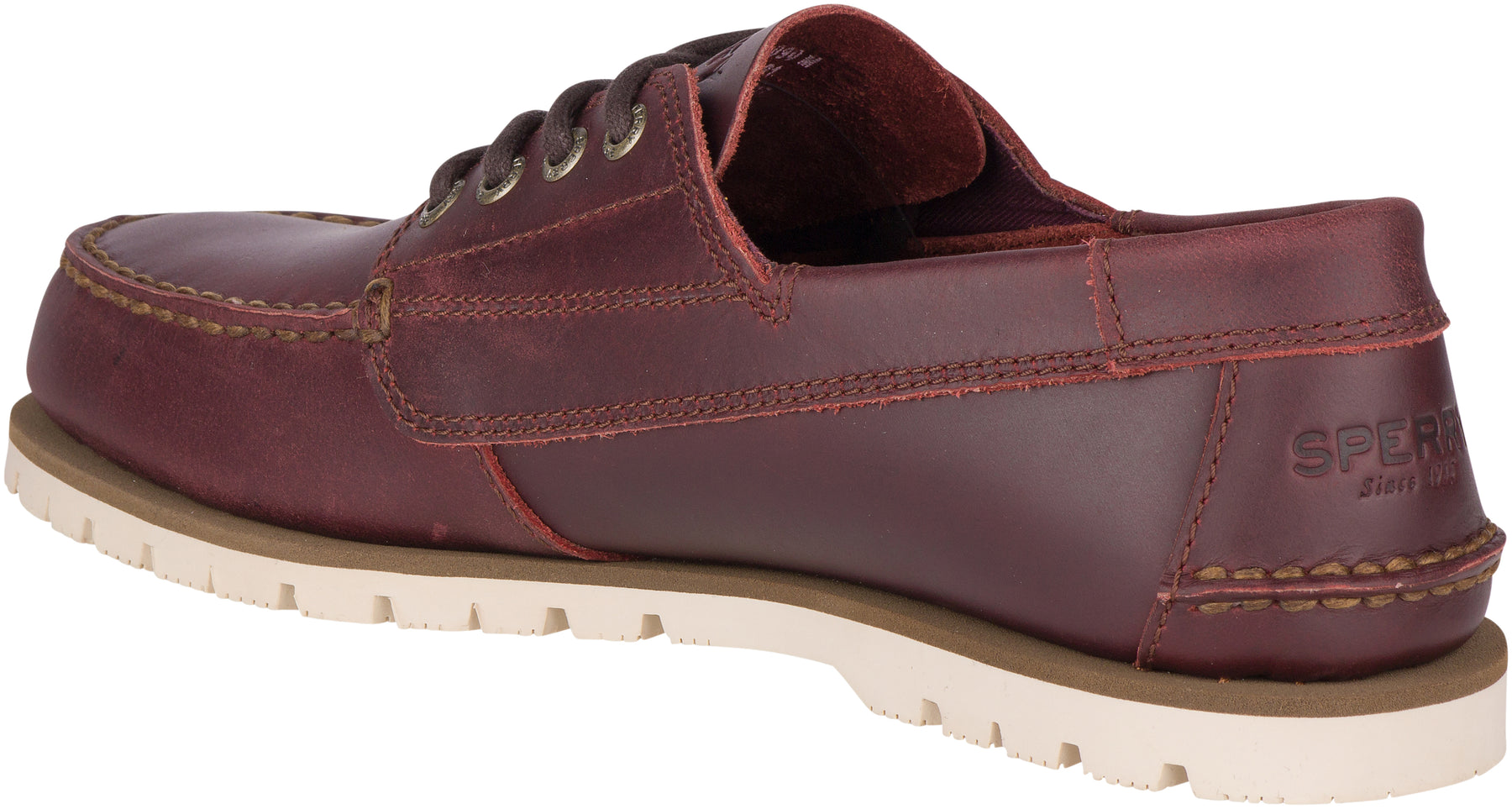 Men's Leeward Mini Lug Amaretto Boat Shoe (STS21481)