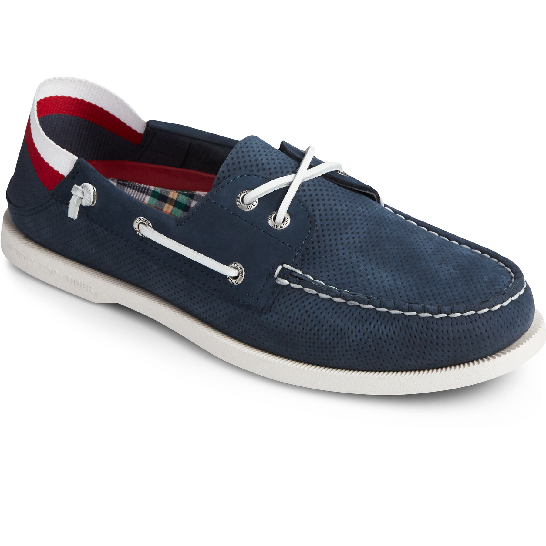 Men's Authentic Original Kick Down Navy Boat Shoe(STS21940)