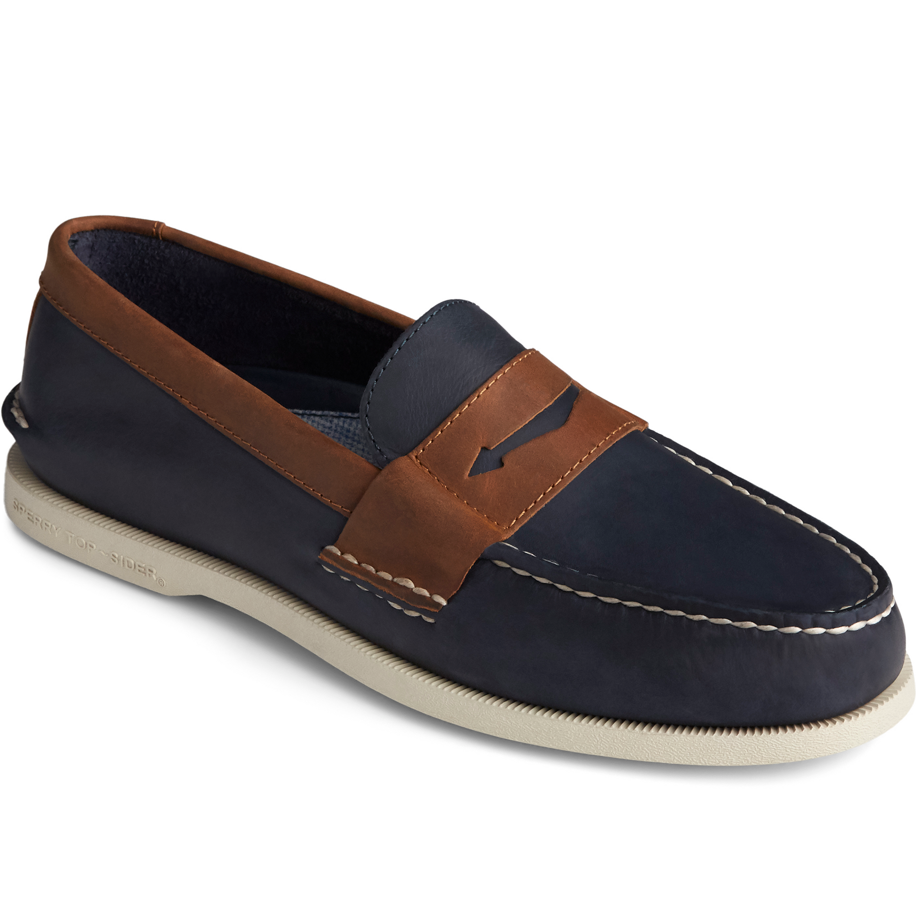 Men's Authentic Original Penny Wild Horse Loafer - Navy/Sonora (STS22015)