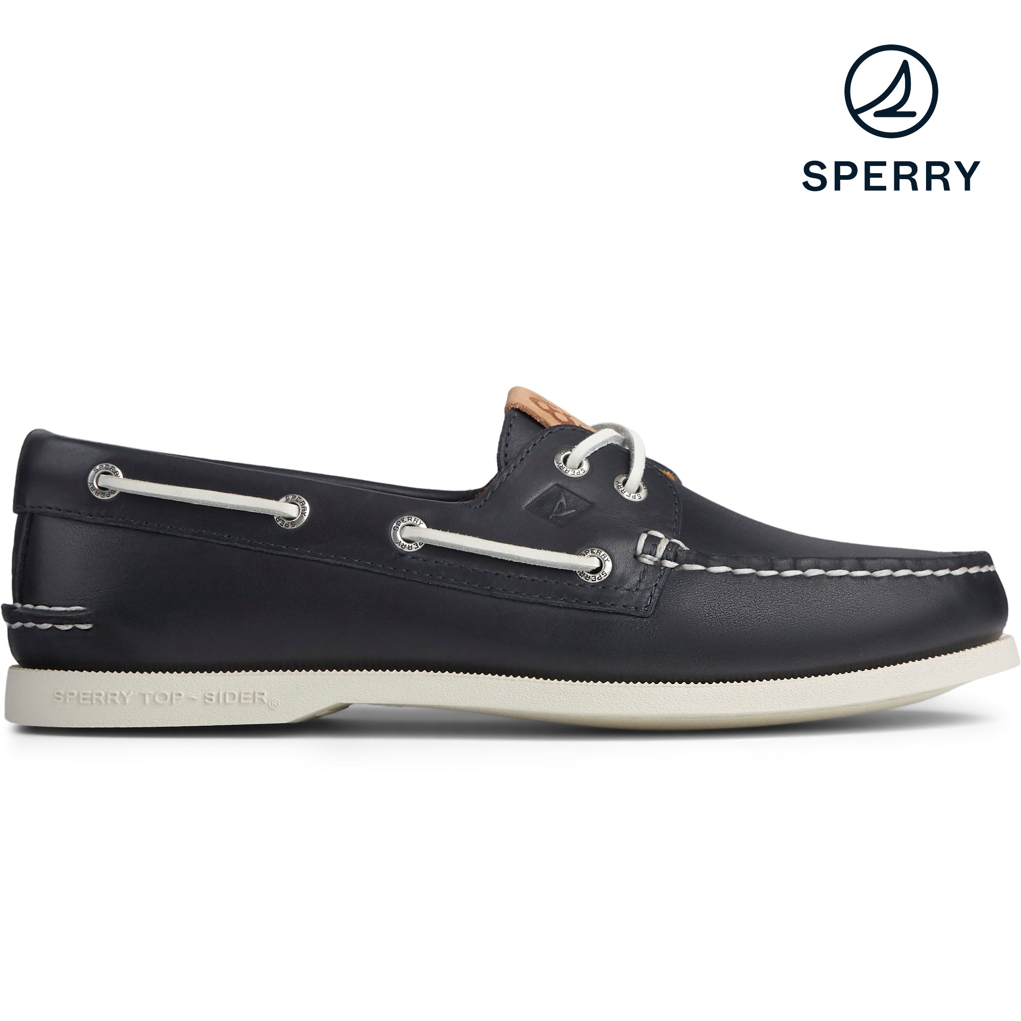 Men's Authentic Original 85th Anniversary Boat Shoe Navy/White (STS2
