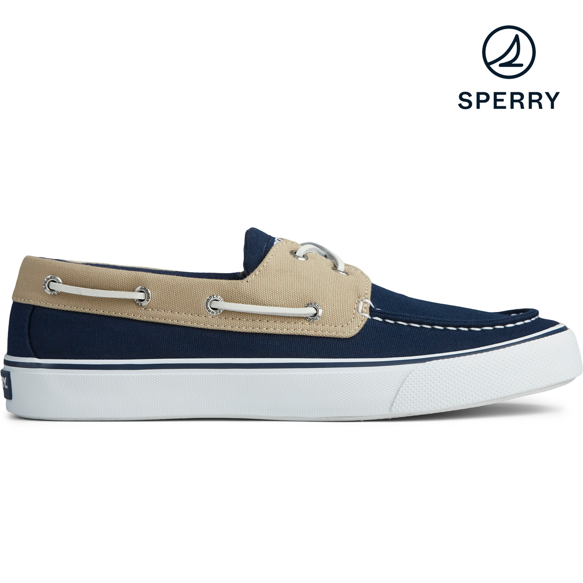 Men s Bahama II Saturated Sneaker Navy Khaki STS22516