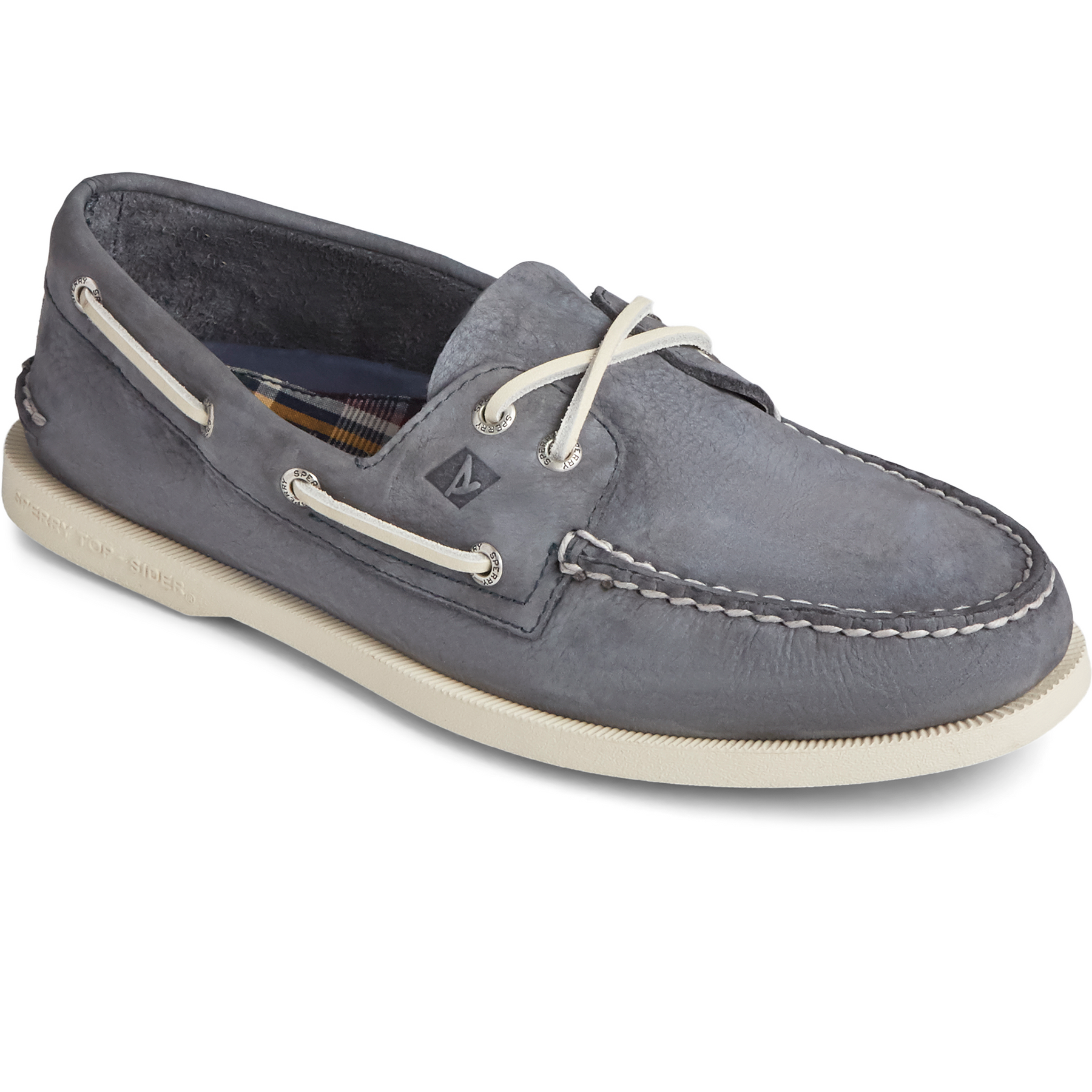 Men's Sperry, Authentic Surf Leather Grey Boat Shoe (STS22792)