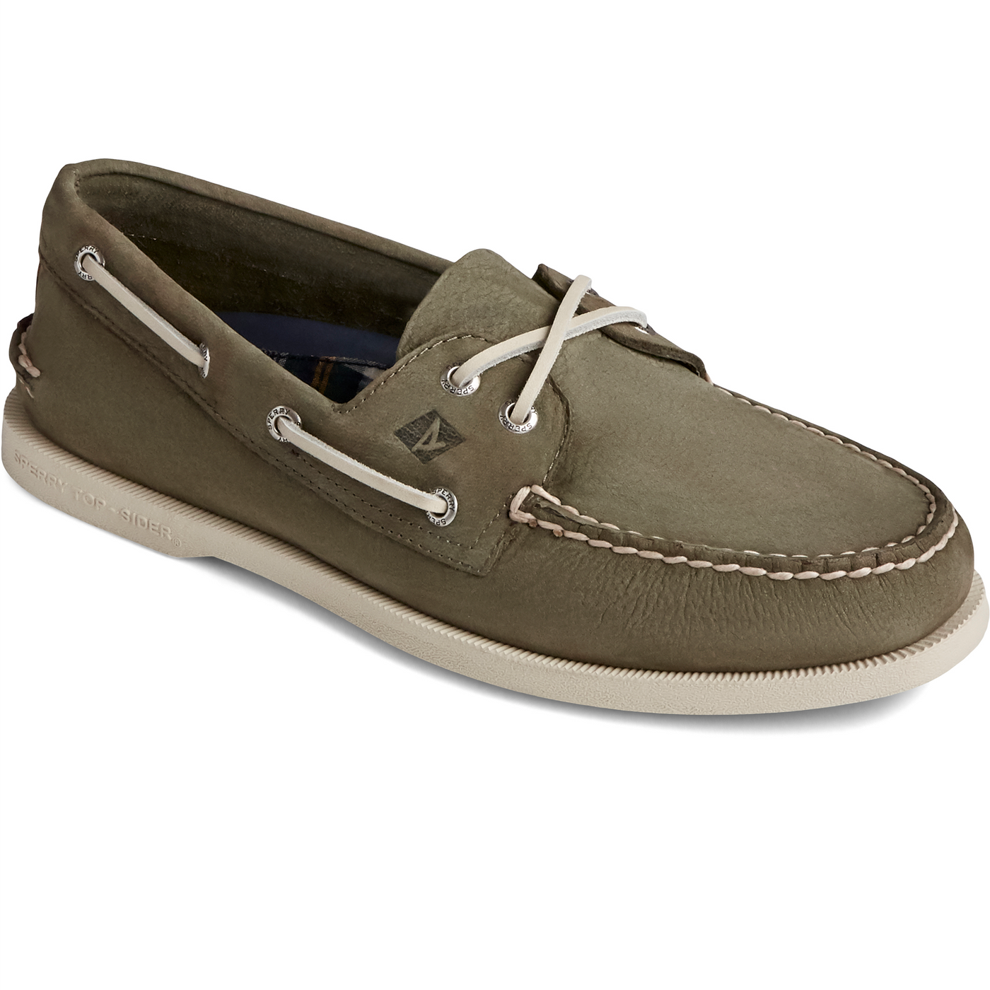 Sperry Men's Top-Sider Authentic Original 2-Eye Surf Boat Shoe- Olive