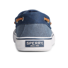 Men's Bahama II Waxy Canvas Navy Sneaker (STS23317)