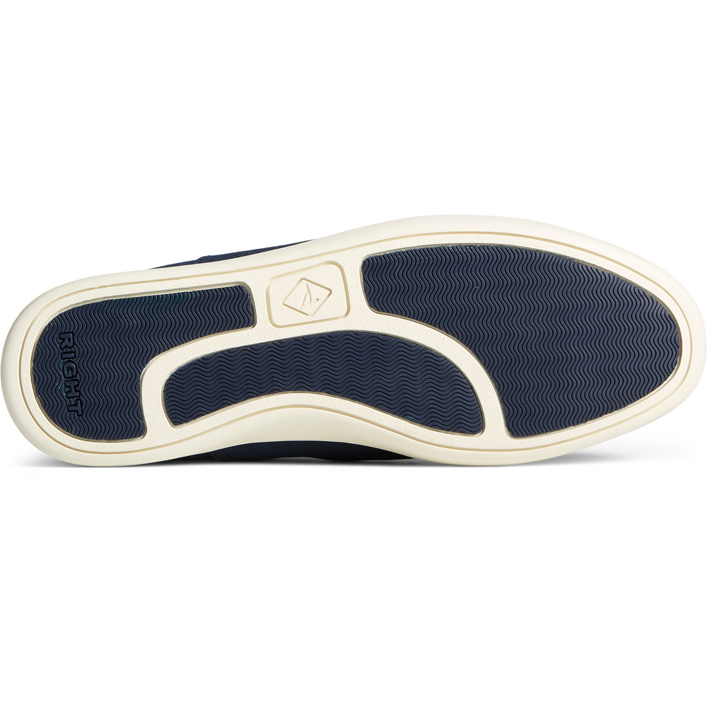 Men's Outer Banks 2Eye Canvas Boat Shoe Navy (STS23864)
