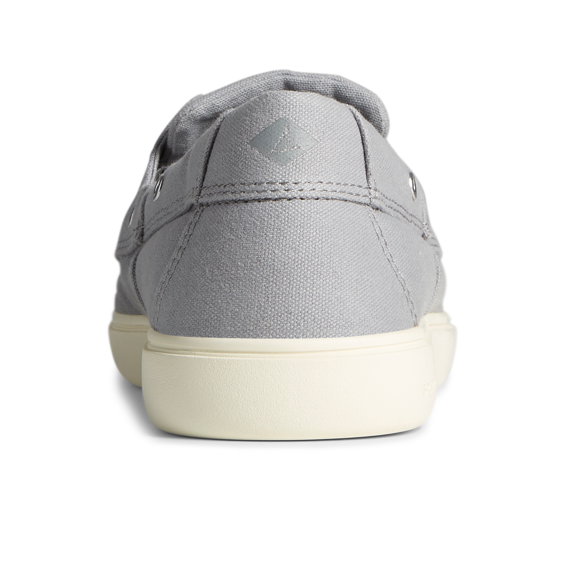 Men s Outer Banks 2 Eye Canvas Boat Shoe Grey STS23865
