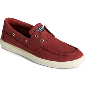 Men's Outer Banks 2-Eye Canvas Red Boat Shoe (STS23866)