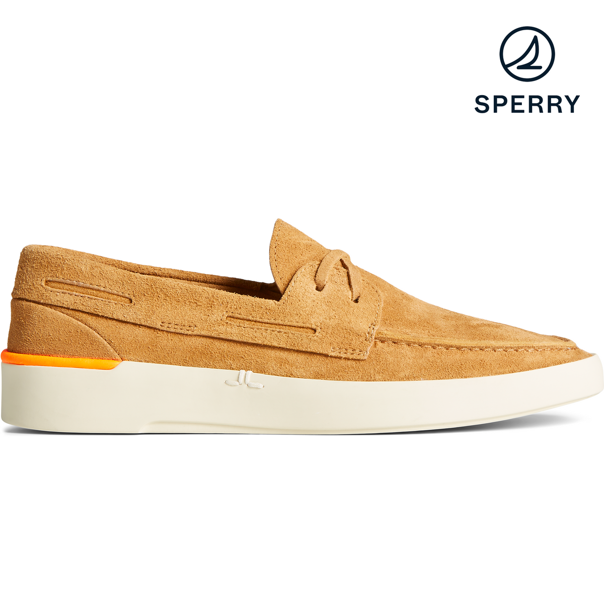 Men s Sperry x John Legend Signature PLUSHWAVE Boat Shoe Sand STS23