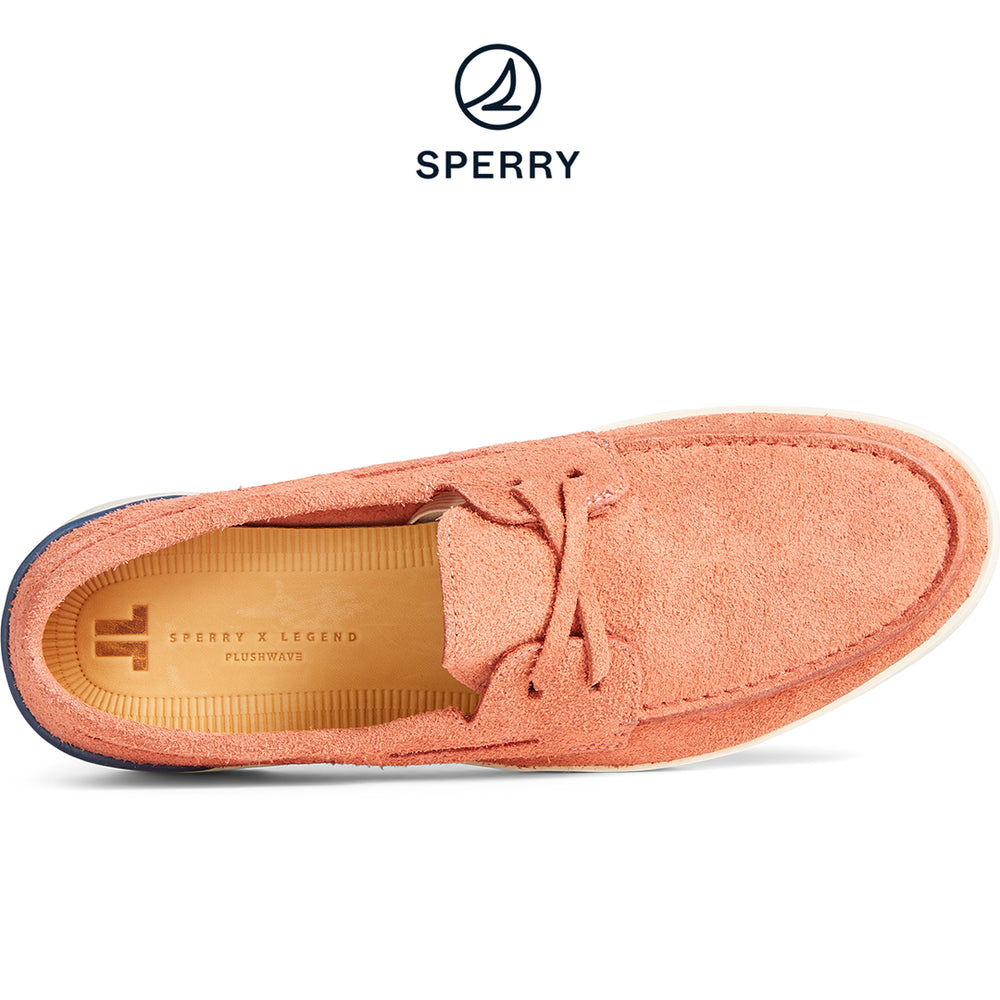 Men's Sperry x John Legend Signature PLUSHWAVE Boat Shoe - Rust (STS23