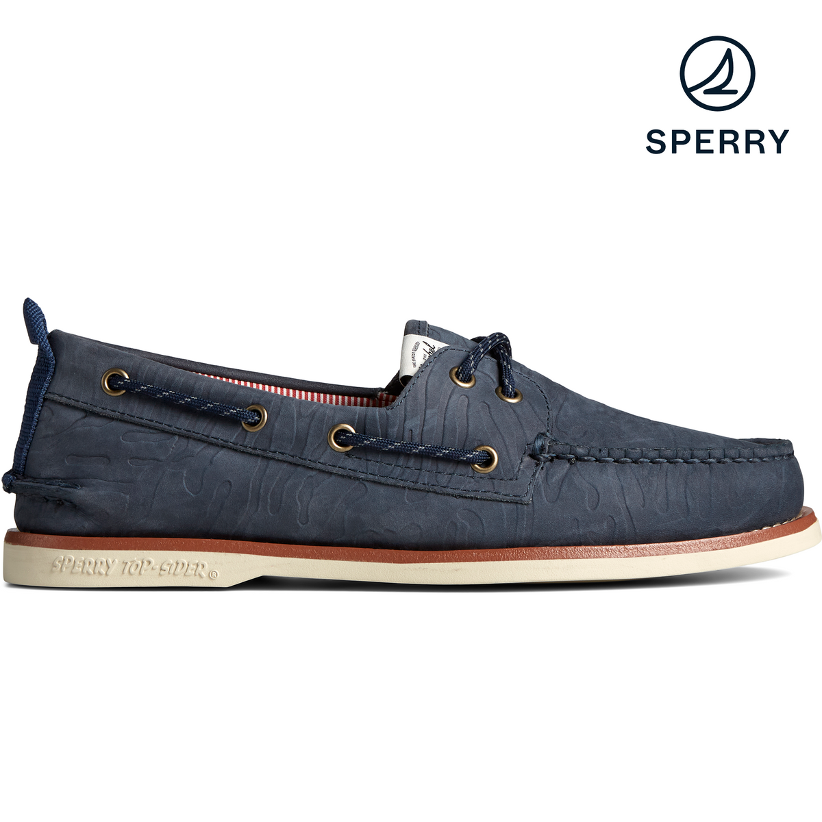 Navy online sperry shoes