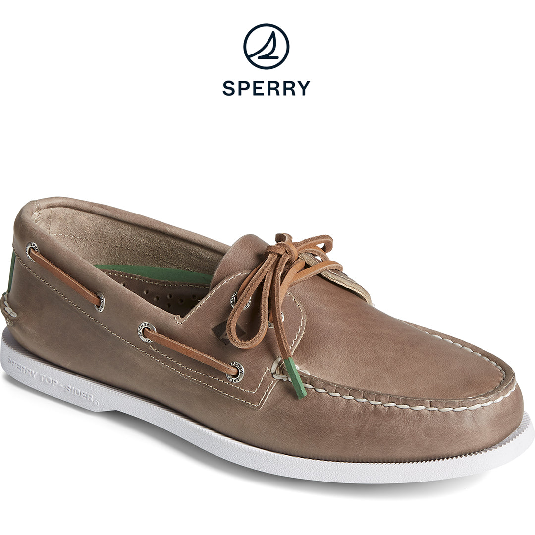Men's Authentic Original Pullup Boat Shoe - Taupe (STS23932)