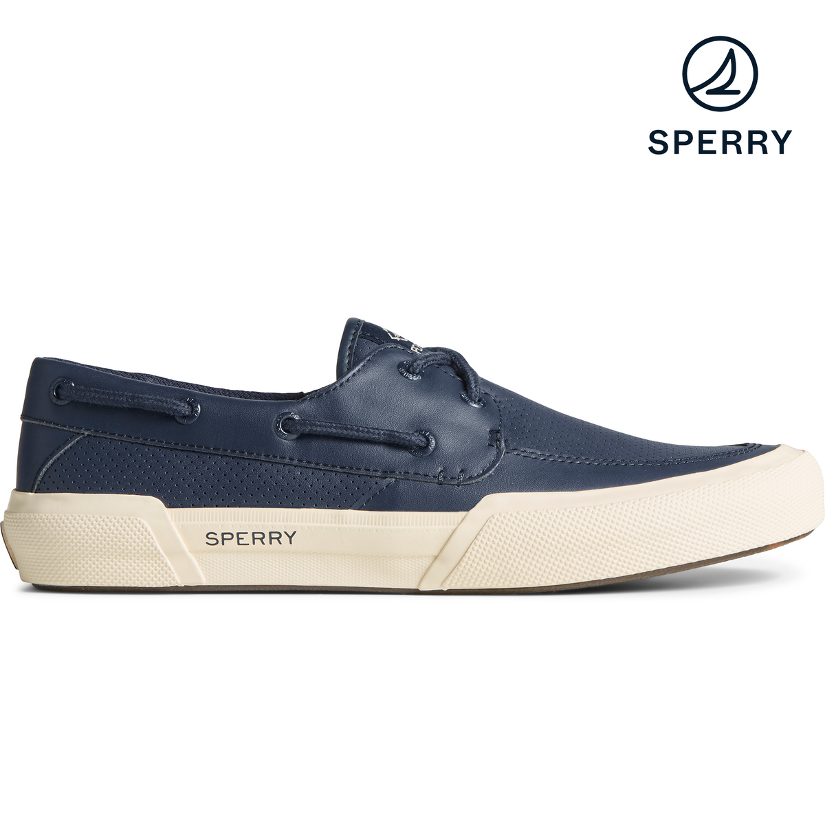 Sperry Men's SeaCycled™ Soletide 2-Eye Sneaker - Navy (STS24155)