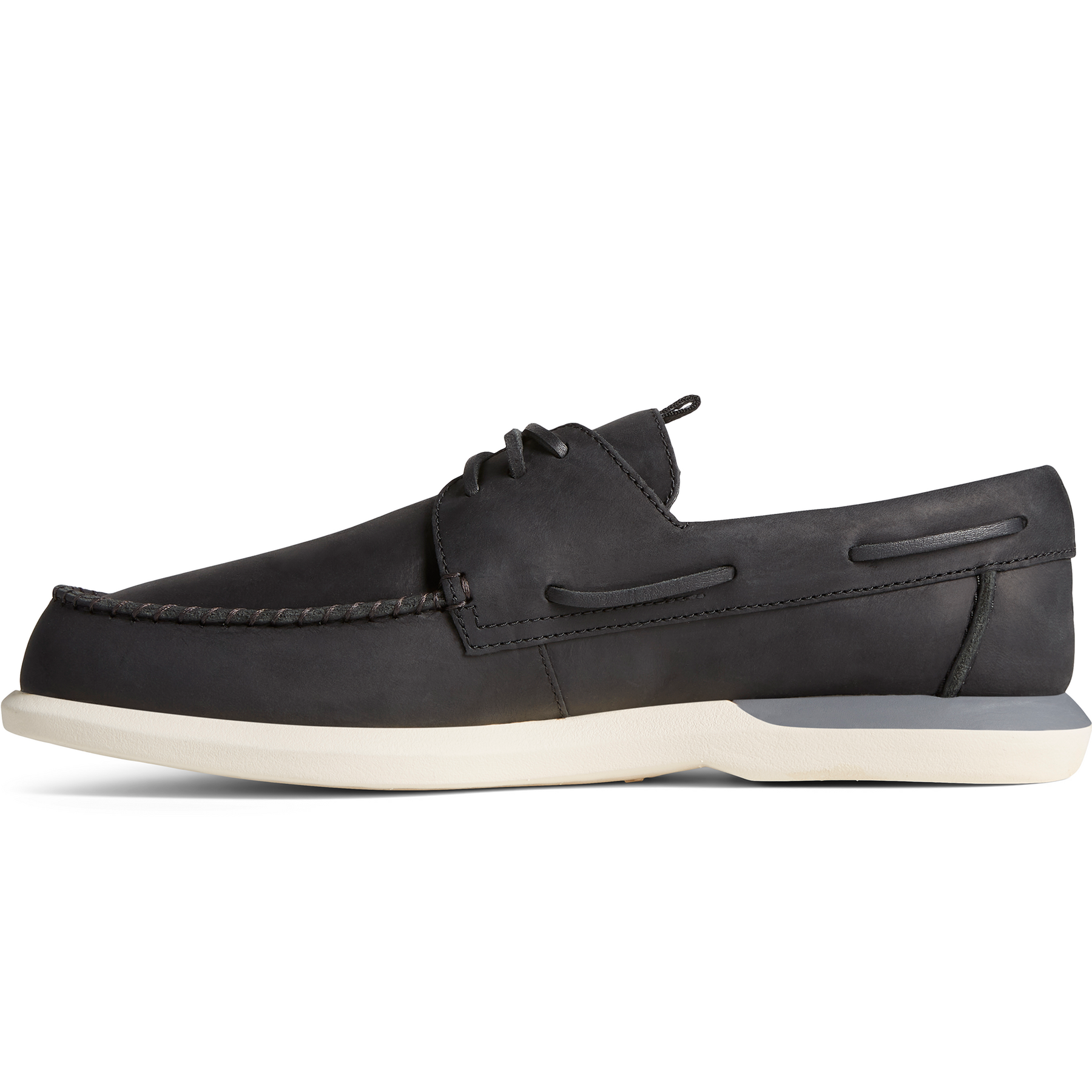 Men's Authentic Original PLUSHWAVE 2.0 Boat Shoe - Black (STS24388)