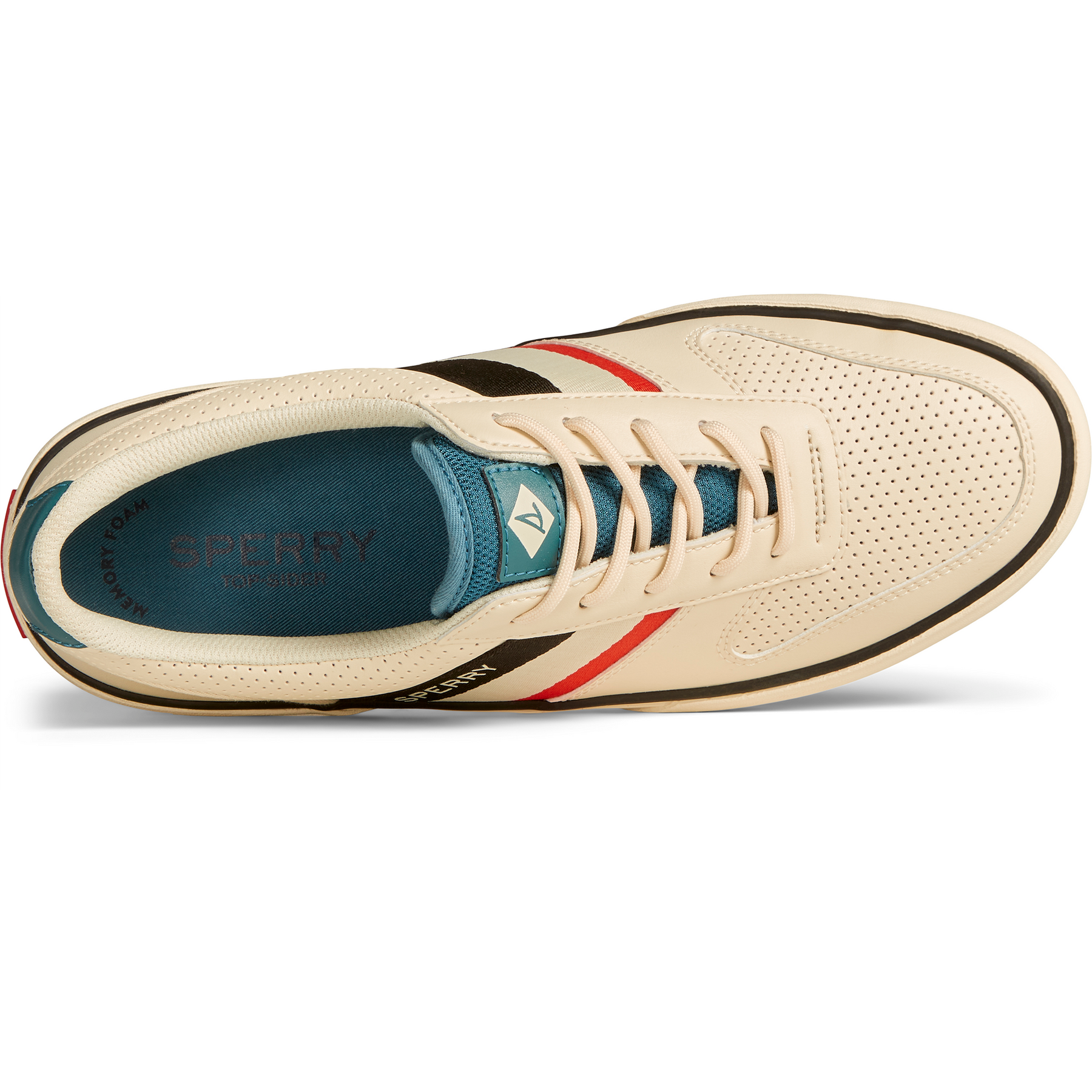 Men's Halyard Retrol Lace Up Tri-Tone Sneaker - Ivory (STS24420)