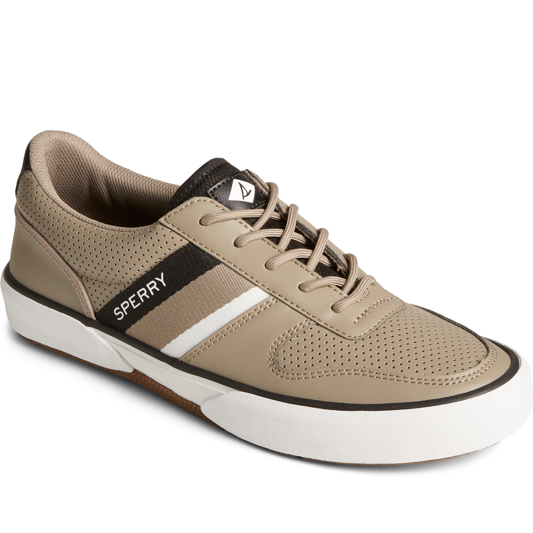 Men's Halyard Retrol Lace Up Tri-Tone Sneaker - Taupe (STS24421)