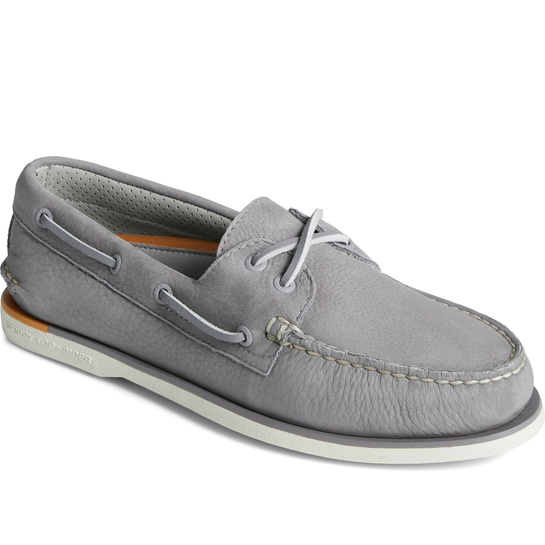 Men's Gold Cup Authentic Original Nubuck Boat Shoe - Grey (STS24499)