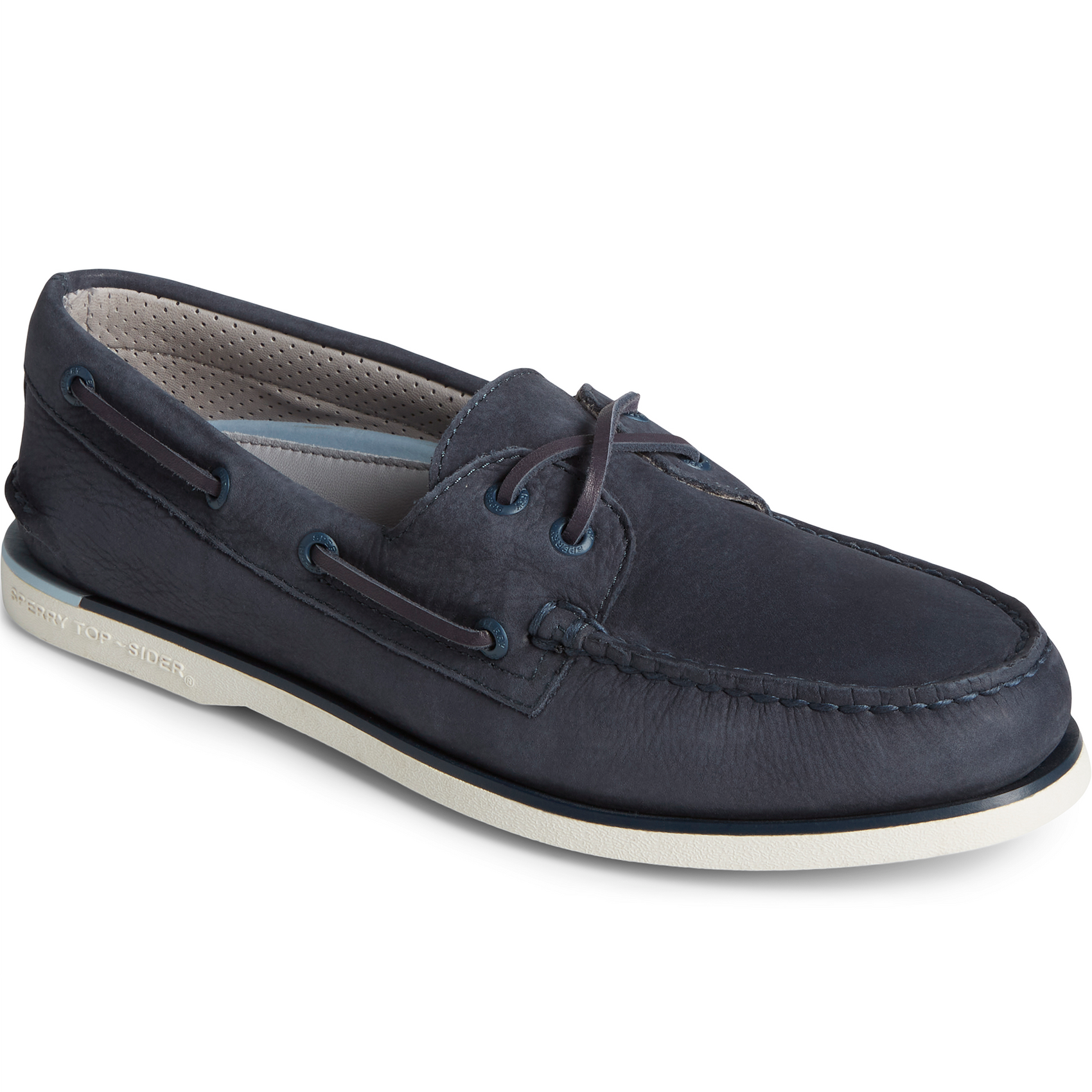 Mens Gold Cup Authentic Original Nubuck Boat Shoe Navy Sts24501