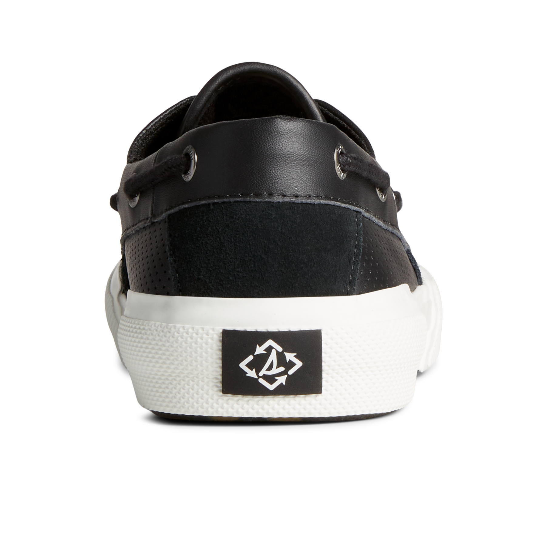 Sperry Men's SeaCycled™ Soletide 2-Eye Sneaker - Black (STS24687)