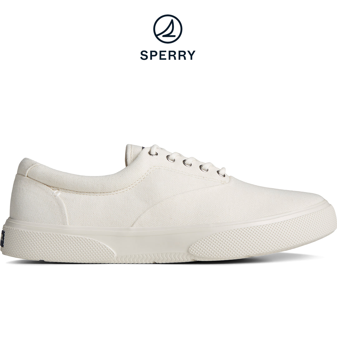 Sperry Men's SeaCycled™ Halyard CVO Baja Plushstep Sneaker Bone (STS25087)