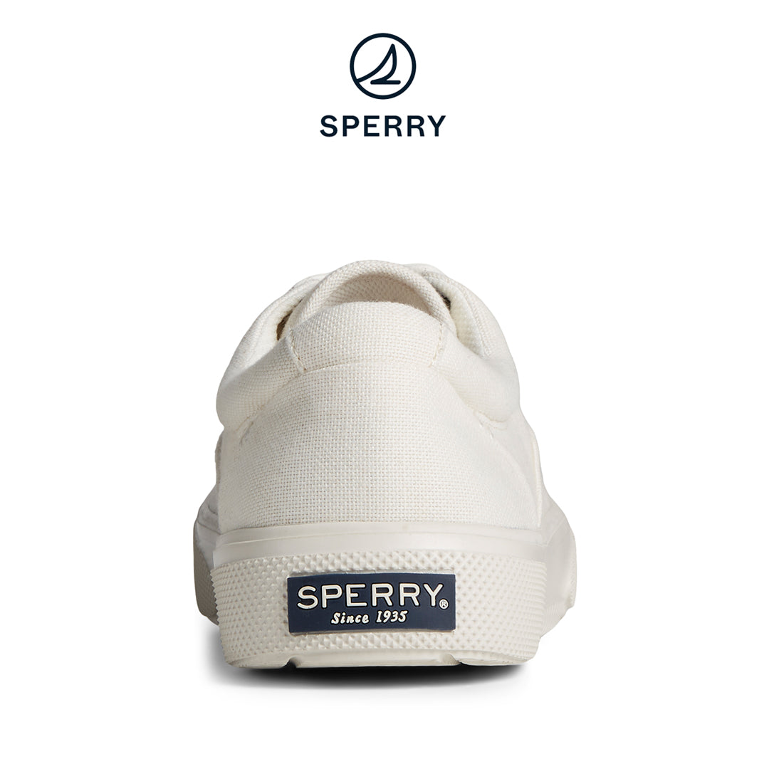 Sperry Men's SeaCycled™ Halyard CVO Baja Plushstep Sneaker Bone (STS25087)