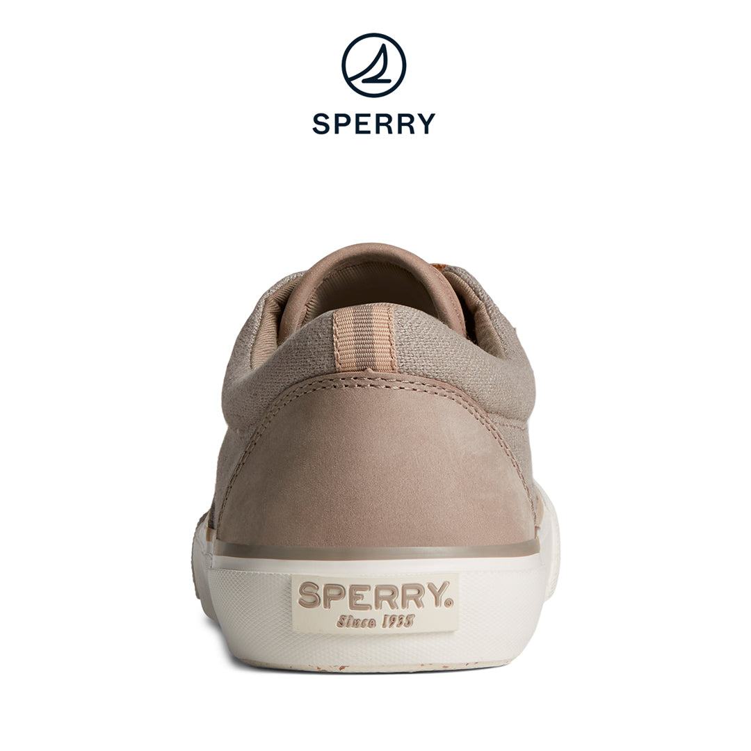 Men's SeaCycled™ Striper II Palm Sneaker Taupe (STS25134)