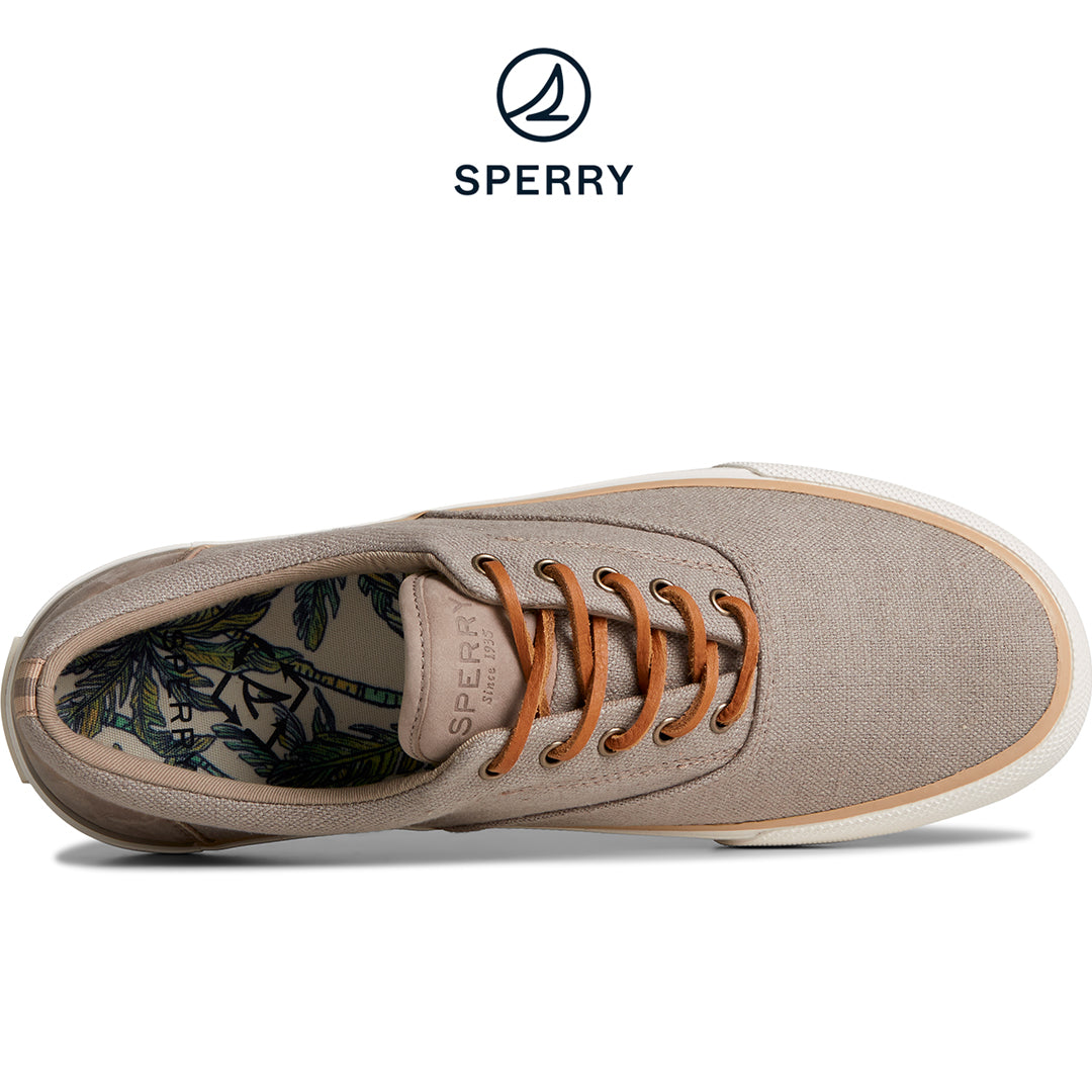 Men's SeaCycled™ Striper II Palm Sneaker Taupe (STS25134)