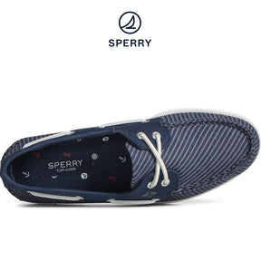 Sperry Men's Authentic Original™ Nautical Leather Boat Shoe Navy (STS25254)